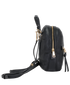 Court Backpack, &pound;120, Handbags, Black, Leather, Side view